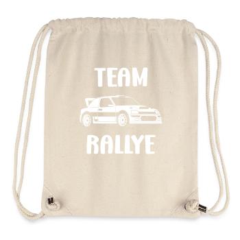 Humour pilote de rallye - Sac à cordon recyclé Stanley/Stella - blanc naturel - Devant