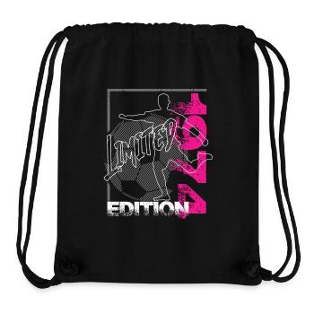 Édition limitée 1974 Édition limitée Football - Sac à cordon recyclé Stanley/Stella - noir - Devant