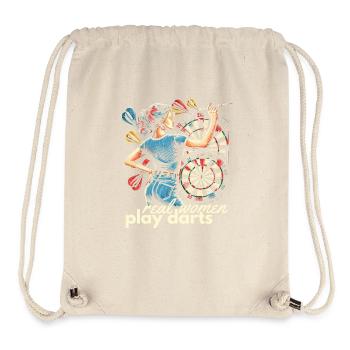 Real Women Play Darts - Lustiges Dartspielerinnen - Stanley/Stella recycelter Gym Bag - Naturweiß - Vorne