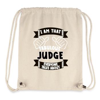 Richter Lustiger Spruch Geschenkidee - Stanley/Stella recycelter Gym Bag - Naturweiß - Vorne