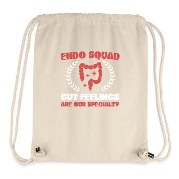 Chemise drôle d’endoscopie - Sac à cordon recyclé Stanley/Stella - blanc naturel - Devant