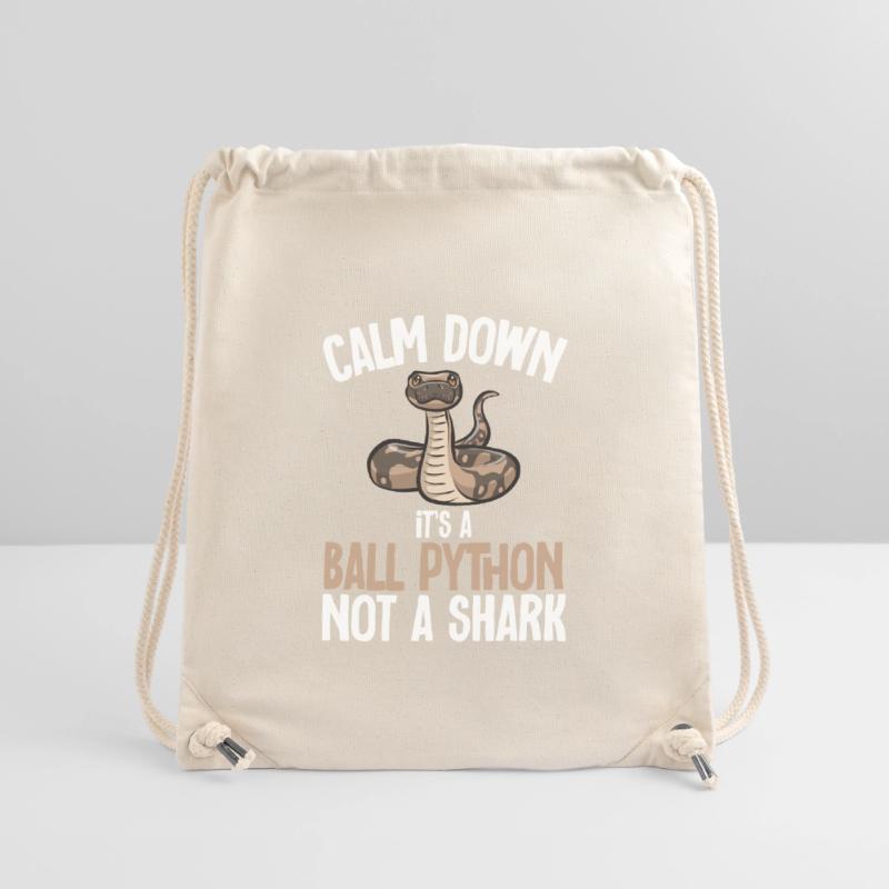 Ball Python Schlange Königspython Stanley/Stella recycelter Gym Bag