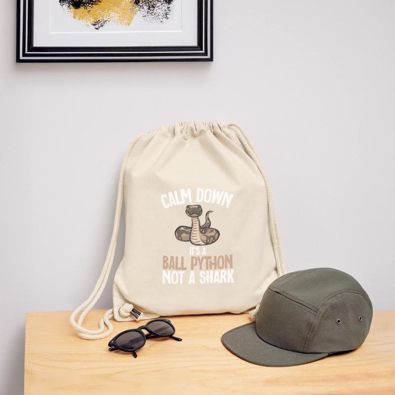 Ball Python Schlange Königspython Stanley/Stella recycelter Gym Bag