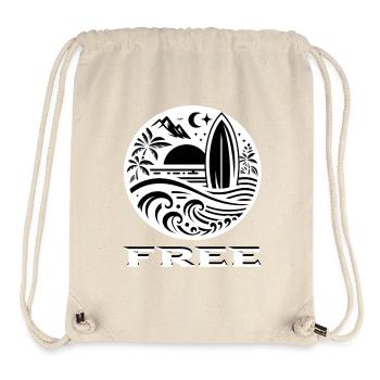 Surf - Stanley/Stella recycelter Gym Bag - Naturweiß - Vorne