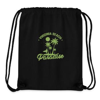 Virginia Beach Paradise Virginia Stadt in den USA - Stanley/Stella recycelter Gym Bag - Schwarz - Vorne