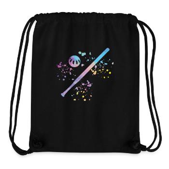 Wiffleball Club Pickleball Team - Stanley/Stella Recycled Gym Bag - black - Front