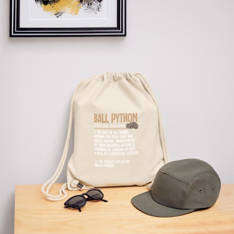 Ball Python Snake King Python Stanley/Stella Recycled Gym Bag