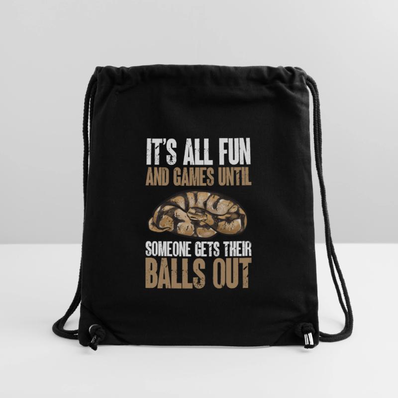 Ball Python Snake King Python Stanley/Stella Recycled Gym Bag