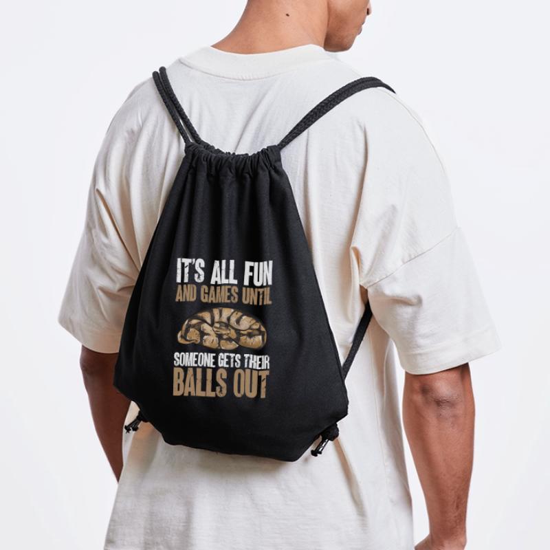 Ball Python Snake King Python Stanley/Stella Recycled Gym Bag