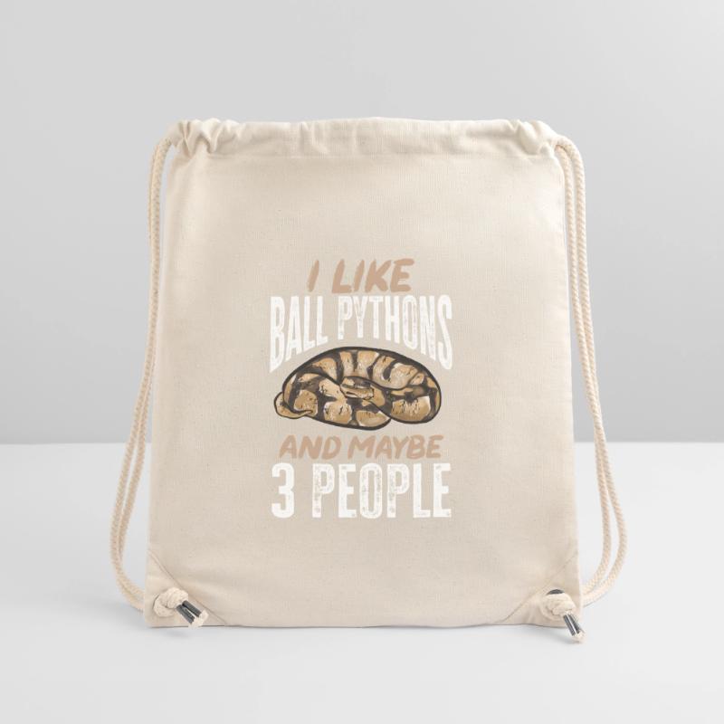 Ball Python Schlange Königspython Stanley/Stella recycelter Gym Bag