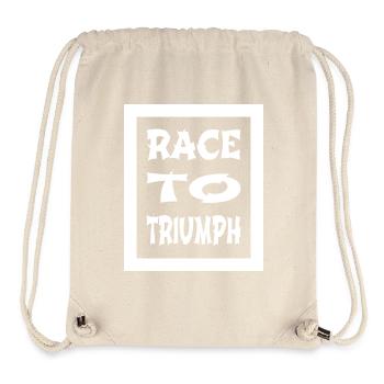 thrilling experiences adrenaline-fueled fun - Stanley/Stella Recycled Gym Bag - natural - Front