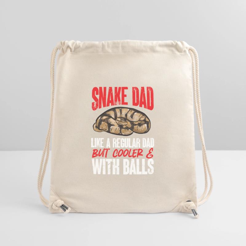 Ball Python Schlange Königspython Stanley/Stella recycelter Gym Bag