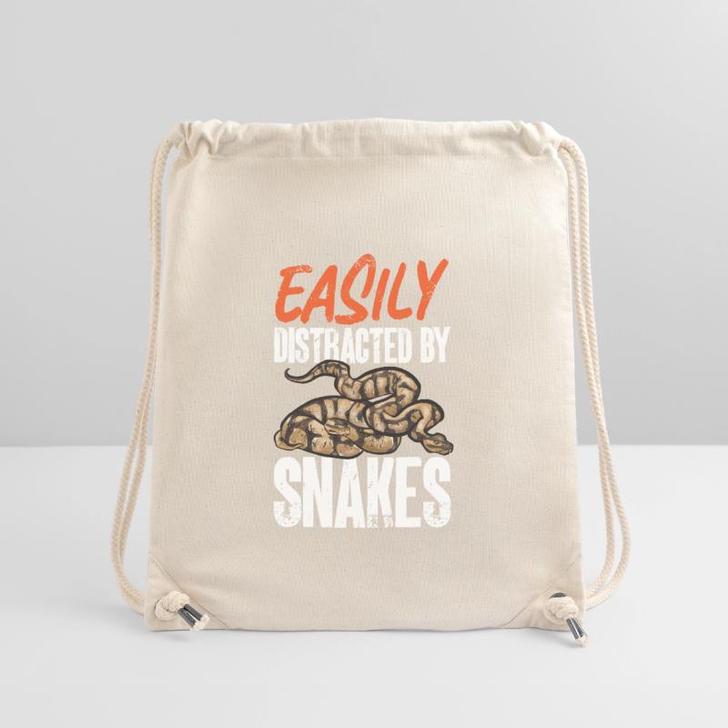 Ball Python Snake King Python Sac à cordon recyclé Stanley/Stella
