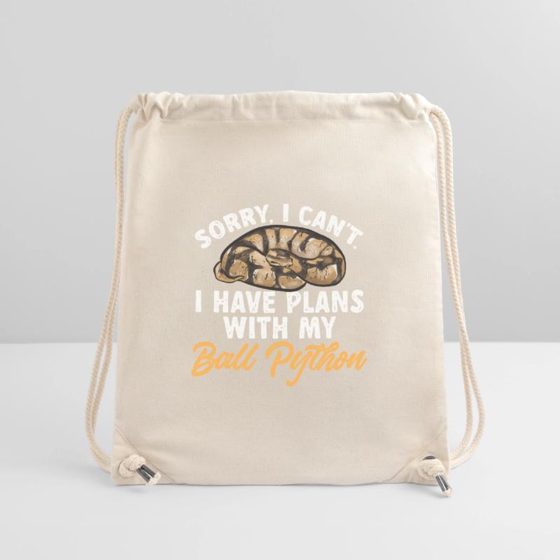 Ball Python Snake King Python Stanley/Stella Recycled Gym Bag