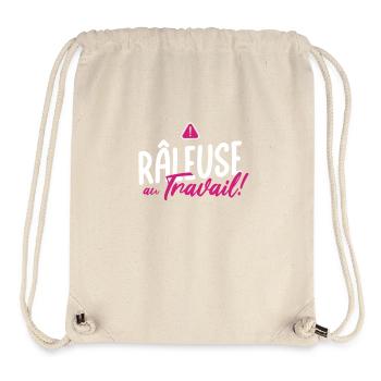 RRUMMER bei der Arbeit. Für den, der sich bei der Arbeit beschwert - Stanley/Stella recycelter Gym Bag - Naturweiß - Vorne