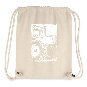 Traktor MB-trac Abdruck - Stanley/Stella recycelter Gym Bag - Naturweiß - Vorne