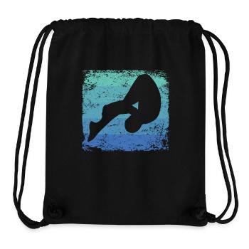 Diving, Artistic Jumping, Synchronized Diving - Stanley/Stella Recycled Gym Bag - black - Front