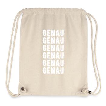 Genau Lustiger Spruch - Stanley/Stella recycelter Gym Bag - Naturweiß - Vorne