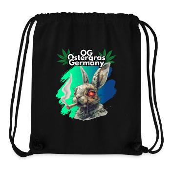 OG Ostergras Germany. Weed, Marihuana, Cannabis, - Stanley/Stella recycelter Gym Bag - Schwarz - Vorne