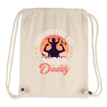 Superdaddy super daddy super dad - Stanley/Stella Recycled Gym Bag - natural - Front