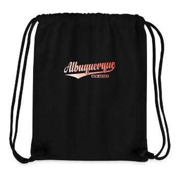 Albuquerque, New Mexico, a city in the U.S. state of New Mexico - Stanley/Stella Recycled Gym Bag - black - Front