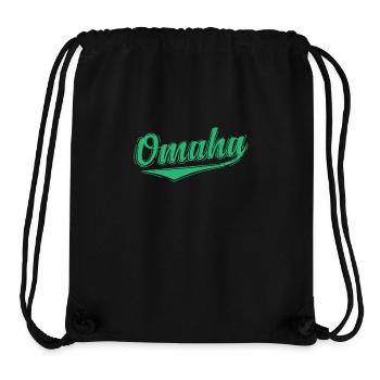 Omaha Nebraska City in the United States - Stanley/Stella Recycled Gym Bag - black - Front