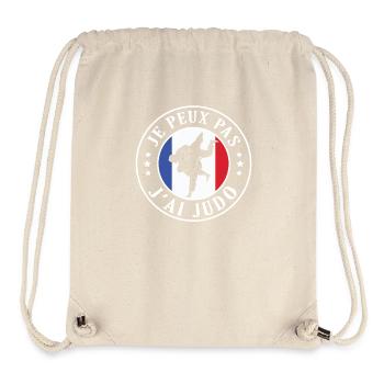 I can't I judo judoka Japanese martial art - Stanley/Stella Recycled Gym Bag - natural - Front