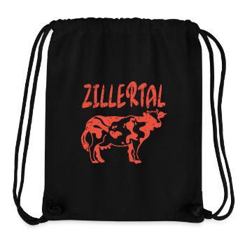 Zillertal - Stanley/Stella recycelter Gym Bag - Schwarz - Vorne