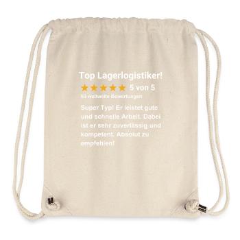 Top Lagerlogistiker - Stanley/Stella recycelter Gym Bag - Naturweiß - Vorne