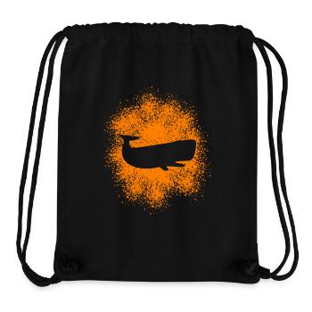 Sperm Whale Ocean Protector - Stanley/Stella Recycled Gym Bag - black - Front