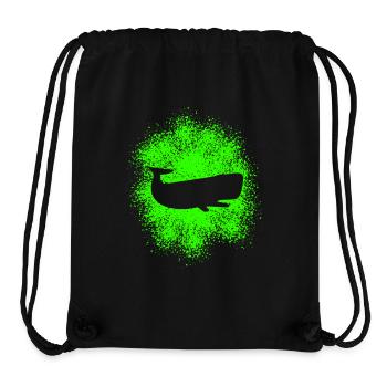 Sperm Whale Ocean Protector - Stanley/Stella Recycled Gym Bag - black - Front