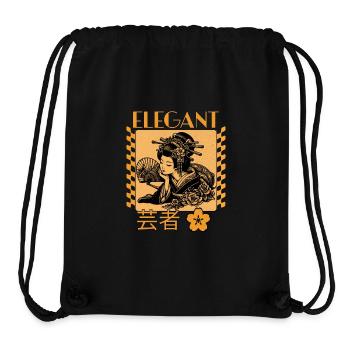 Elegant Geisha - Stanley/Stella Recycled Gym Bag - black - Front