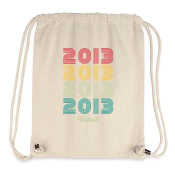 11 Jahre alter Jahrgang 2013 Limitierte Auflage 11. - Stanley/Stella recycelter Gym Bag - Naturweiß - Vorne