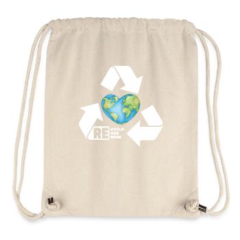 Recycling Logo Recycle Symbol Earth Day - Love - Stanley/Stella Recycled Gym Bag - natural - Front