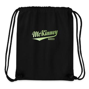 McKinney, Texas city in the United States - Stanley/Stella Recycled Gym Bag - black - Front