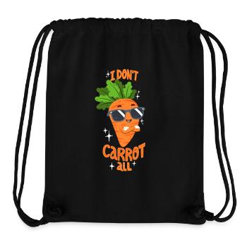 Carotte fraîche - Sac à cordon recyclé Stanley/Stella - noir - Devant
