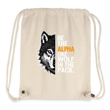 Wolf Wolves Funny Sayings Wolf Pack Animals - Stanley/Stella Recycled Gym Bag - natural - Front