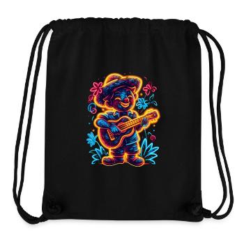 Ukulele Retrowave - Stanley/Stella recycelter Gym Bag - Schwarz - Vorne