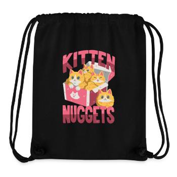 Kitten Nuggets - Stanley/Stella Recycled Gym Bag - black - Front