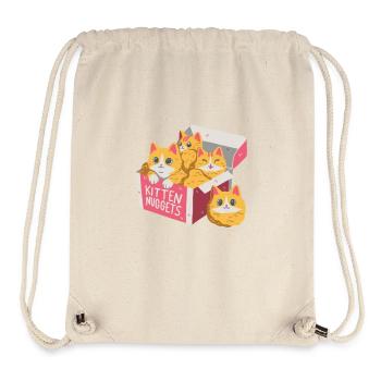 Kitten Nuggets - Stanley/Stella Recycled Gym Bag - natural - Front