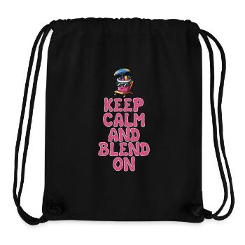 Keep Calm And Blend On Summer Retreat - Stanley/Stella Recycled Gym Bag - black - Front
