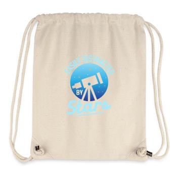Easily Distracted By Stars Astronomy Telescope Sta - Stanley/Stella Recycled Gym Bag - natural - Front