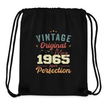May 1965 Birthday May 1965 Gift May 1965 - Stanley/Stella Recycled Gym Bag - black - Front
