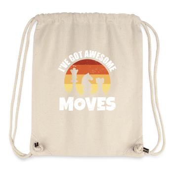 Chess Player Gift I've Got Some Awesome Moves - Stanley/Stella recycelter Gym Bag - Naturweiß - Vorne