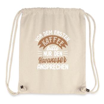 Bitte nur den Havaneser ansprechen Hund Frauchen H - Stanley/Stella recycelter Gym Bag - Naturweiß - Vorne