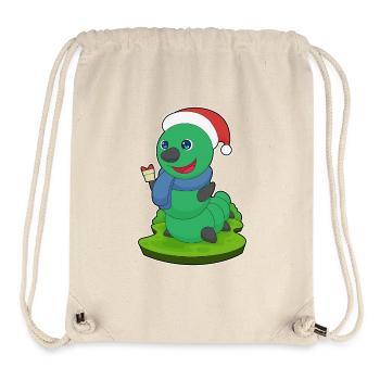 Forfait de Noël Caterpillar - Sac à cordon recyclé Stanley/Stella - blanc naturel - Devant