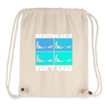 Sledding Sled dogs - Stanley/Stella Recycled Gym Bag - natural - Front