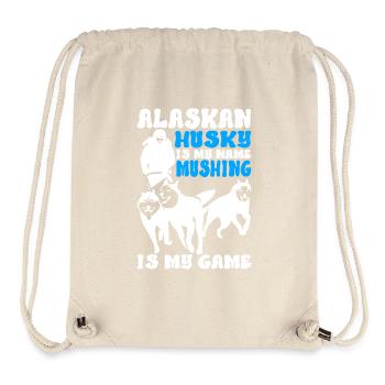 Sledding Sled dogs - Stanley/Stella Recycled Gym Bag - natural - Front