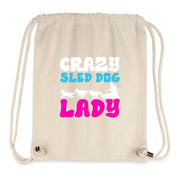 Sledding Sled dogs - Stanley/Stella Recycled Gym Bag - natural - Front