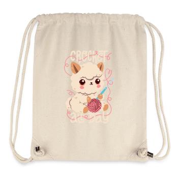 Crochet alpaca - Stanley/Stella Recycled Gym Bag - natural - Front